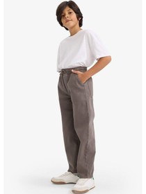 Resim Defacto Erkek Çocuk Baggy Fit Standart Paça Gabardin Pantolon G3114a825aubn571 Kahve-bn571 