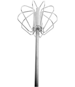 Resim Büyük Bas Çek Mikser Karıştırıcı Metal Çırpma Teli Kek Yumurta Çırpma Aleti Pratik Mikser Çırpıcı Antrasit 