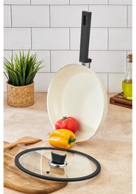 Resim Polochef Vista Seramik Tava Krem 26 Cm Krem 