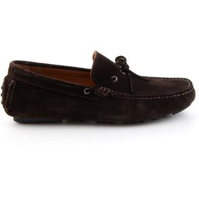 Resim Bambi Kahve Hakiki Deri Erkek Loafer Ayakkabı E01547009902 