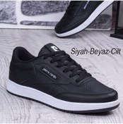 Resim Pierre Cardin Carkan Snekkear Günlük Erkek Spor Ayakkabı Siyah-Be Siyah - Beyaz 