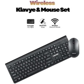 Resim River World Mouse Klavye Seti Q Multimedya 