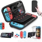 Resim Kosona Nintendo Switch Taşınabilir Koruma Seti: Çanta, Kristal Kılıf, Eldiven Kılıfları Ve Aksesuarlar 