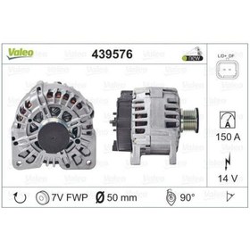 Resim Valeo 12v Alternatör Dinamo 150 A Opel Movano/vıvaro-renault Laguna/trafıc 2.0 Cdtı 