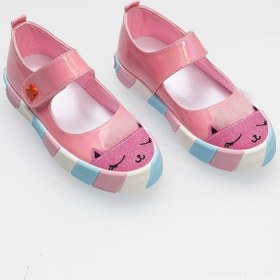 Resim Pembe Rugan Simli 3d Kız Babet Sneakers-pembe Pembe 