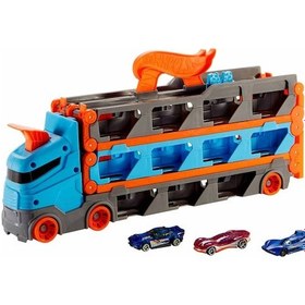 Resim Hot Wheels GVG37 Sürat Pistli Tır 3 Adet 1:64 Ölçekli Araba İçerir 