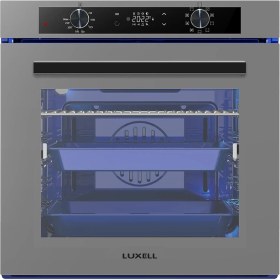 Resim Luxell 88 Litre A-68 Sgf3 Platinum Metalik Gri Ankastre 9+1 Programlı Dijital Fırın 