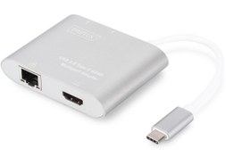 Resim DIGITUS ASSMAN DA-70847 USB 3.0 TIP C HDMI MULTIPORT ADAPTÖR 