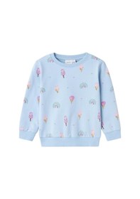 Resim Name It Kız Çocuk Sweatshirt 13228508 Mavı 