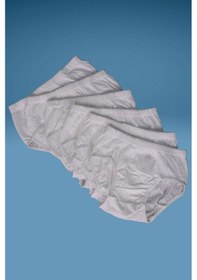 Resim Faal 325x6 Erkek Çocuk 6'lı Penye Süprem Slip Külot-beyaz Beyaz 