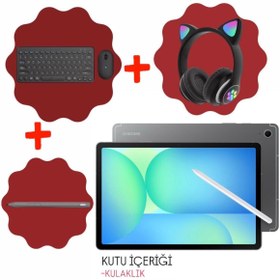 Resim Samsung Galaxy Tab S10 Fe 128Gb 8GB-10.9''Android Tablet +Klavye ve mouse+kulaklık 