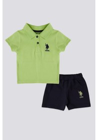 Resim U.S. Polo Assn. U.s. Polo Assn Erkek Bebek Sarı Takım 5274-43238 sarı 