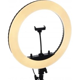 Resim Coverzone Selfie LED Işıklı Hq-18 Halka 18 Inch Selfie/yayıncı/makyaj Işığı 210 cm Tripod 
