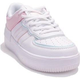 Resim Lumberjack Freya Beyaz Pembe Ortopedik Günlük Kadın Spor Ayakkabı 001 