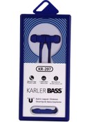 Resim Karler Bass KR-207 Mıknatıslı Kablolu Kulaklık - Lacivert 388051 