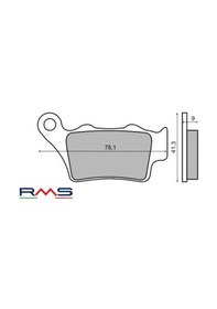 Resim Bmw G 310 Gs Arka Fren Balata Rms (499662590) 