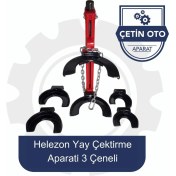 Resim Helezon Yay Çektirme Aparatı Üç Ceneli 
