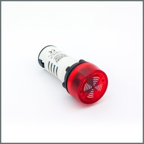 Resim Onesto Led Flaşörlü Buzzer 110VAC (Kırmızı) 