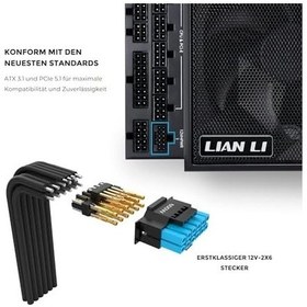 Resim Li Edge 1000 Siyah 1000w 80+ Platinum Atx Power 