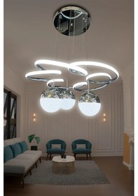Resim Florya 3 Top Modern Sarkıt Led Avize Çok Renkli 