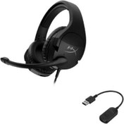 Resim HyperX Cloud Stinger S HHSS1S-AA-BK/G 7.1 Kablolu Kulak Üstü Oyuncu Kulaklığı Outlet 
