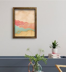 Resim Bk Gift Otel Odası Konseptli Doğal Masif Ahşap Çerçeveli Tablo 45 (551119993) 