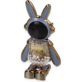 Resim Astro Stand Tavşan Astronot - Açık MAVI-(5796) 