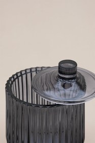 Resim Shadow Antrasit Cam Banyo Kavanozu, Pamukluk 