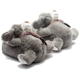 Resim Twigy Yeye Kadın Hayvanlı Panduf Gri 36/41 EE0547 Gri 