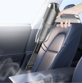 Resim CBTxGlobal Suıtu St-6671 Kablosuz Araç Süpürgesi Küçük El Üfleme ve Emme Çift Kullanımlı Temel Model Beyaz+Yer Fırçası 