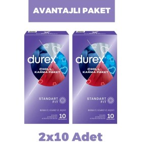 Resim Durex Chill Prezervatif 10'lu 2 Adet 