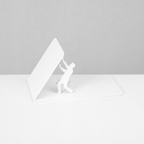 Resim KT-022-A Dekoratif Metal Kitap Tutucu | ByLamp 