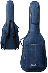 Resim Midex CS-89BL Özel Tasarım Softcase Gigbag Kılıf 101 CM Klasik Gitar Çantası 