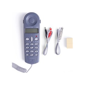 Resim Neevoyu C019 Mavi-gri Taşınabilir Telefon Hattı Arıza Tespit Cihazı - Son Numara Yeniden Çağrı, Açma/kapatma Ve Kapatma Tuşları Şarj Aleti Ve Pil Yok 