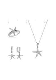 Resim Gümüş Deniz Yıldızı Kadın Set (510776416) 