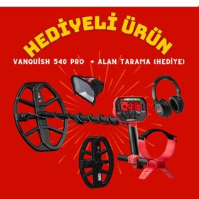 Resim Minelab Vanquish 540 Pro Dedektör + Hediye Alan Tarama 