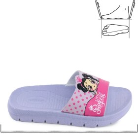 Resim Gezer Little Princess Yazlık Kız Çocuk Pu Islak Zemine Uygun Rahat Taban Ev Bahçe Banyo Havuz Terlik 