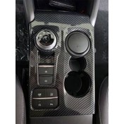 Resim Ford Focus 2019+ Vites Konsol Kaplama Karbon (ABS) 
