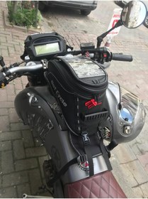 Resim DOT CYCLE Motosiklet Telefon Tutuculu Depo Üstü Çanta 