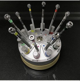 Resim Armway Döner Tablalı Saatçi Tornavida Seti 40 Parça 