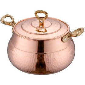 Resim Emsan Göbeklitepe Bakır Güveç Tenceresi 18 Cm Bakır 