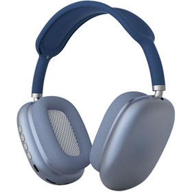 Resim Zore P9 Hi-Fi Uyumlu Ses Kalitesi Ayarlanabilir ve Katlanabilir Kulak Üstü Bluetooth Kulaklık-Mavi 