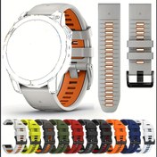 Resim Garmin için Rahat Silikon Spor Kayışı - Hızlı Çıkarma, Nefes Alabilen & Dayanıklı Kayış 22mm/26mm - Fenix, Forerunner, Enduro, Instinct & Daha Fazlası İçin Uygun, Yumuşak, Akıllı Saat Yedek Kayışı, Nefes Alabilen Aksesuarlar 