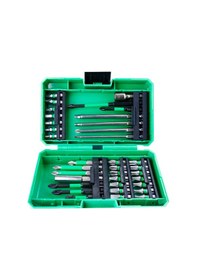 Resim Geeksen Tornavida 27 Parça Matkap Ucu Seti Darbeli Sürücü Uçları Ve Vidalama Uçları Seti 