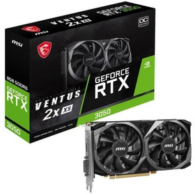 Resim MSI GEFORCE RTX 3050 VENTUS 2X XS 8G OC GDDR6 HDMI DP DVI 128Bit 