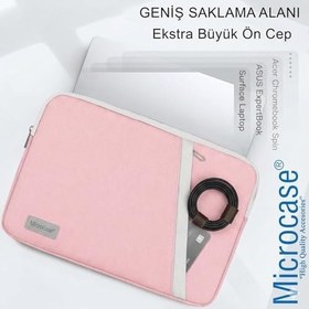 Resim Microcase iPad 10.9 Serileri için Çok Amaçlı Sleeve Tipi 10-11 inch Tablet Çantası Pembe AL5538 