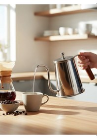 Resim Moda Bakır Barista Bakır Demlik Nikel Gümüş 