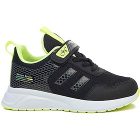 Resim Genel Markalar Modahavuzu Yazlık, Ortopedik, Cırtlı, Sneaker Siyah-sarı Çocuk Spor Ayakkabı 