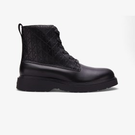 Resim Calvin Klein Combat Essential Lace Up Zip Erkek Siyah Bot 