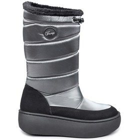 Resim Jump 60116 Suya Dayanıklı Kaydırmaz Taban Gümüş Rengi Kadın Kar Botu Gümüş 